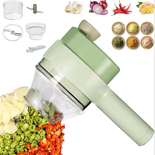 🎁Last Day Promotion Save 50% || 4 IN 1 HANDHELD ELECTRIC FOOD CHOPPER