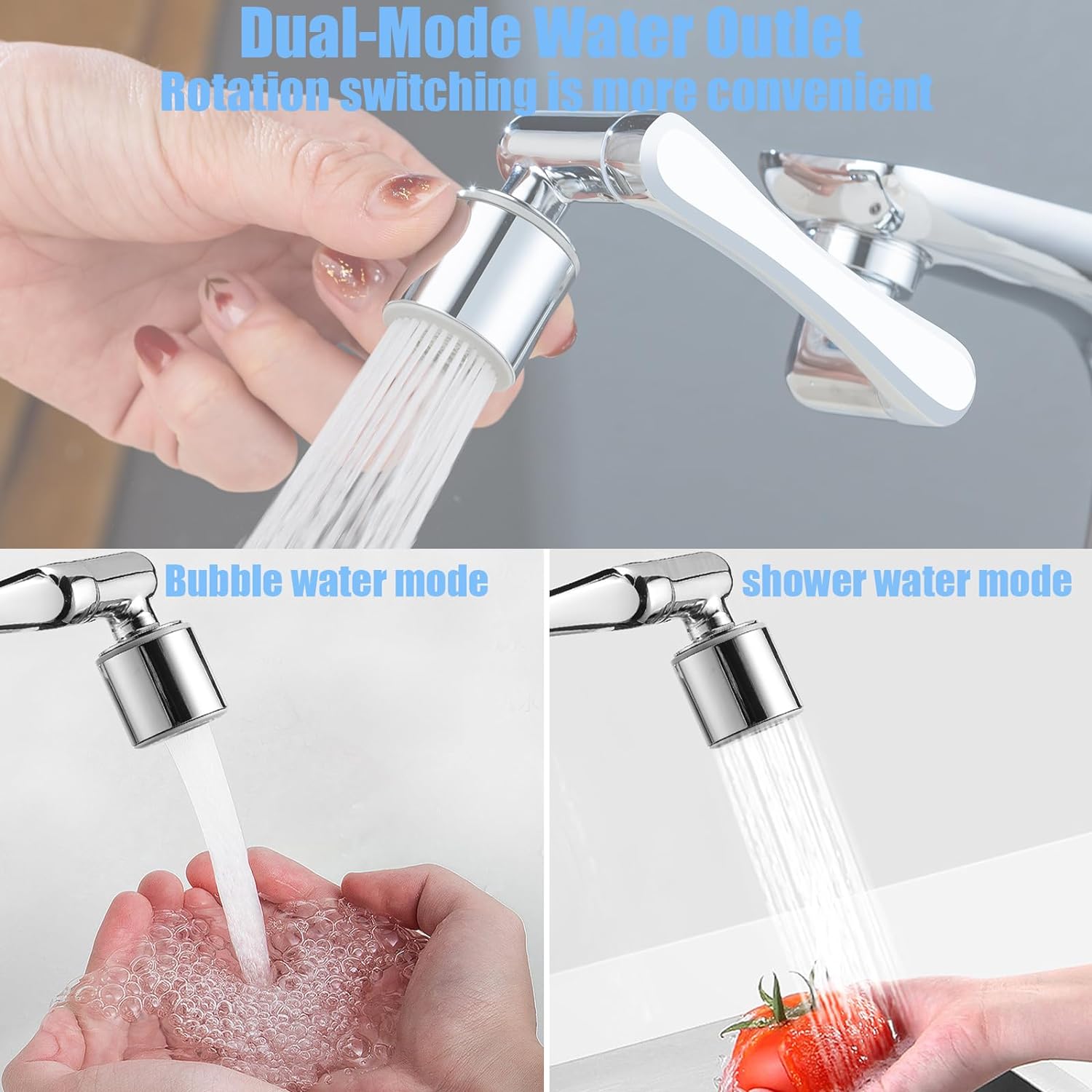 🚿Universal 1080° Swivel Robotic Arm Swivel Extension Faucet | 🔥Flat 50% OFF 🔥