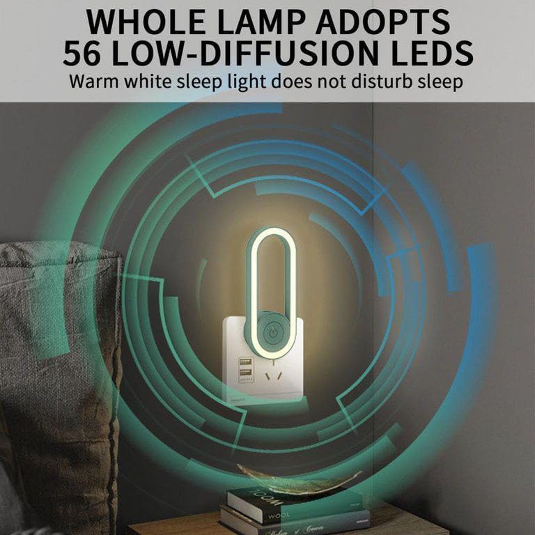 🔥Hot Sale -Ultrasonic Mosquito Killer with LED Sleeping Light