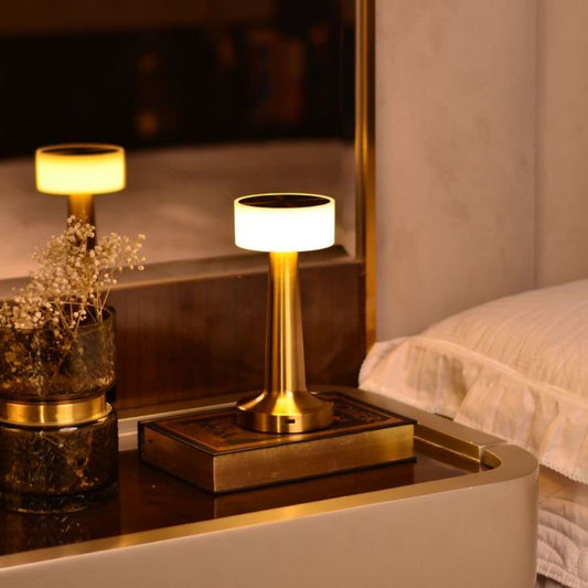 3 in 1 Wireless Table Lamp | (Gold) Get 50% OFF 🔥