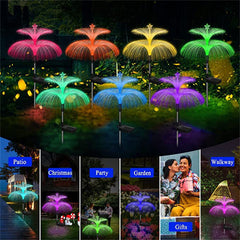 🌈 7 Color Changing Solar Waterproof  Outdoor Lights  Set | (Pack of 2) 🔥Get 50% OFF🔥