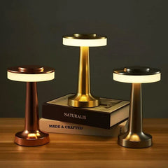 🌟 Golden Glow: Wireless LED Table Lamp for Any Occasion ✨