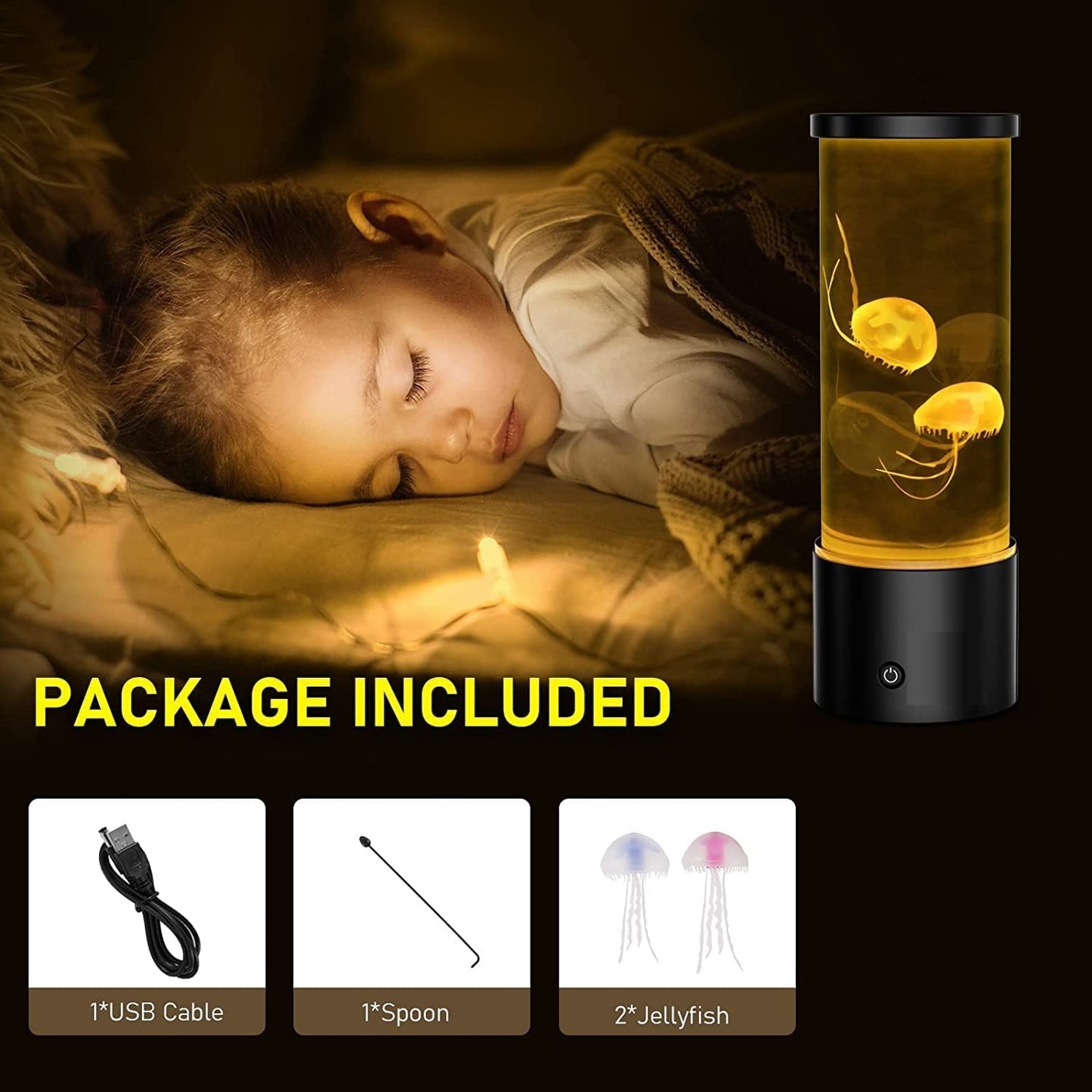🌈Jellyfish Lava Lamp | 16 Color Changing Lights | 💥Festival Offers 💥50% off⚡