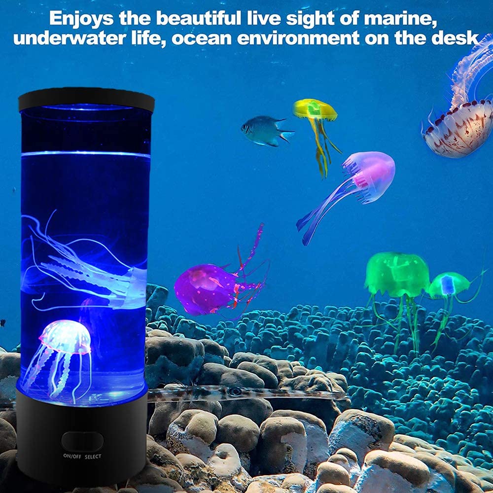 🌈Jellyfish Lava Lamp | 16 Color Changing Lights | 💥Festival Offers 💥50% off⚡