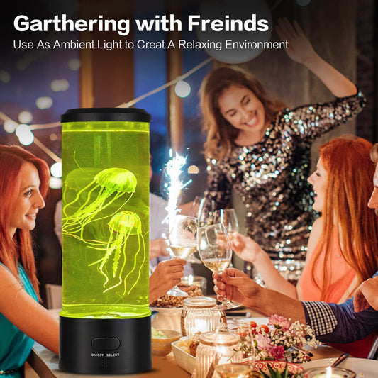🌈Jellyfish Lava Lamp | 16 Color Changing Lights | 💥Festival Offers 💥50% off⚡