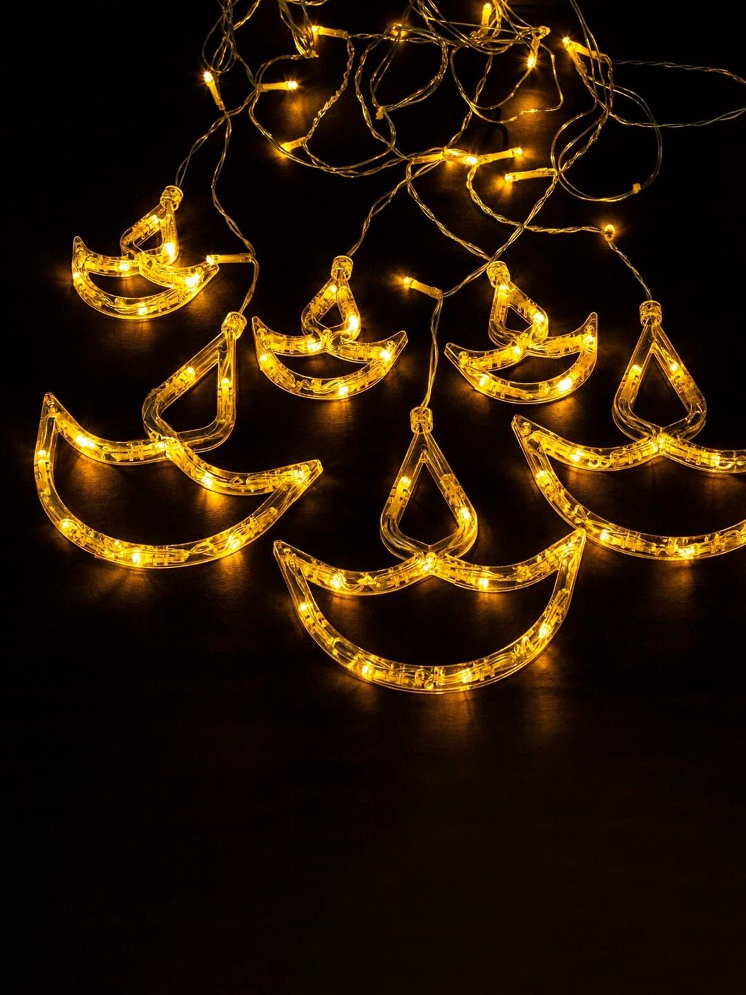 🪔 DIYA CURTAIN LED LIGHTS ( 12 Diya's )