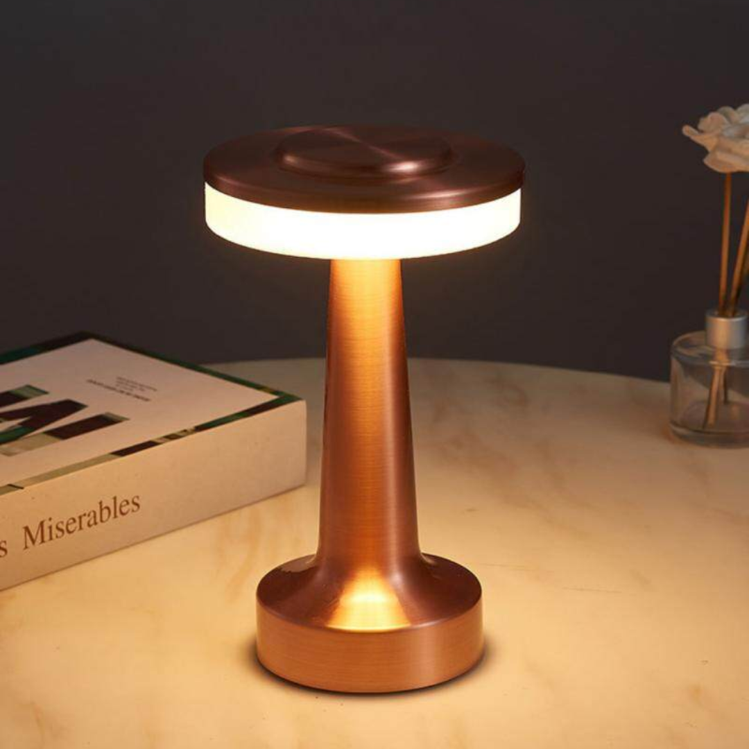 🌟 Golden Glow: Wireless LED Table Lamp for Any Occasion ✨