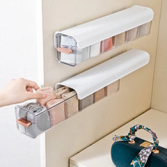 Wall Mounted Socks Organiser - 6 Slots