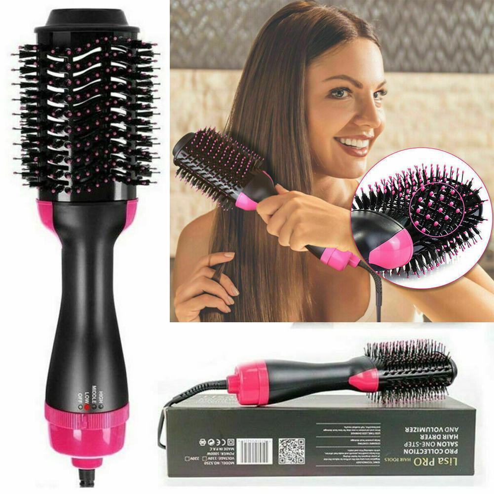 One Step Electronic Hot Air Brush Blow Dryer Comb