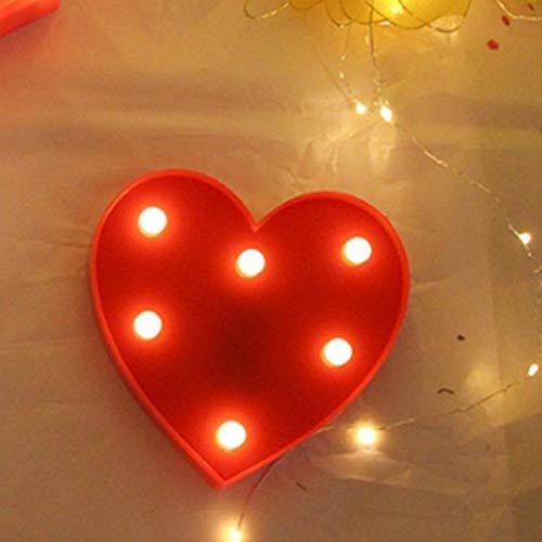 Heart Shape LED Marquee Light