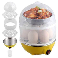 Electric Double Layer Egg Boiler Cooker