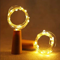 Bottle Cork Copper Wire LED Light String 2 Metre 20 Led