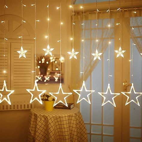 12 Stars 138 LED Curtain String Lights