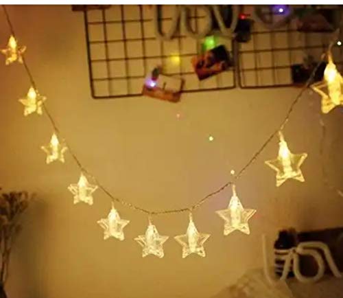 16 Star Photo Clip String with LED Lights