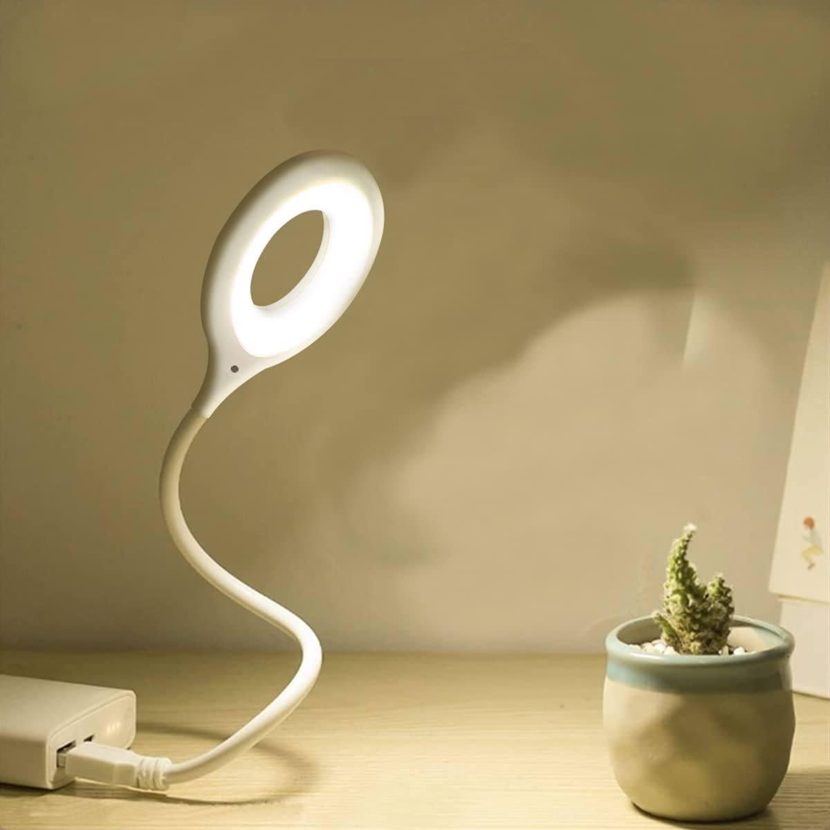 LED Light Flexible USB Clip-On Desk Table Reading Desk Lamp 20 LED