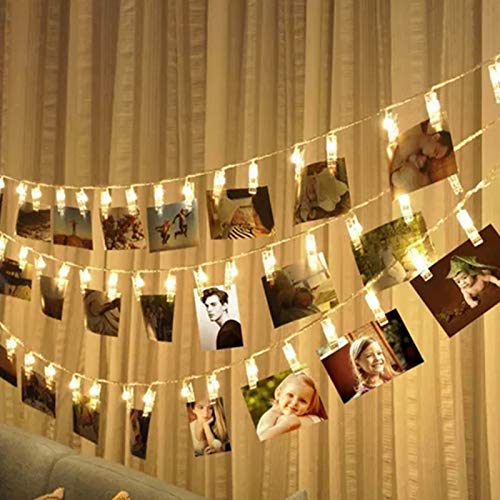 Photo Clip LED String Lights for Decoration Battery Operated