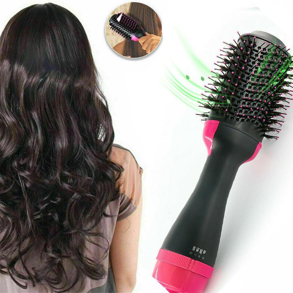 One Step Electronic Hot Air Brush Blow Dryer Comb