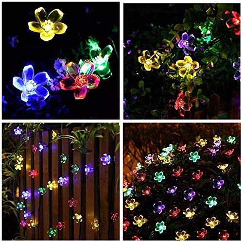Silicon Flower LED String Lights (16 LED FLOWERS)