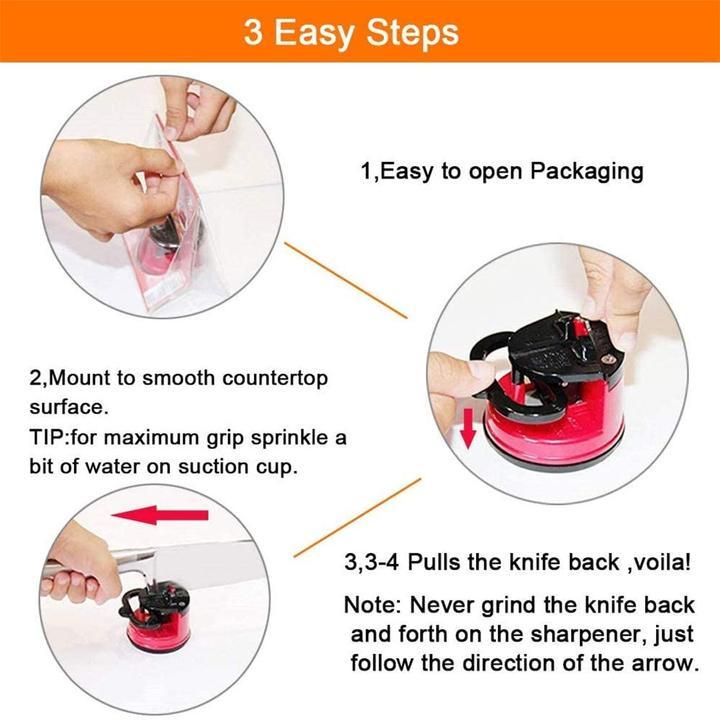 Manual Kitchen Knife Sharpener