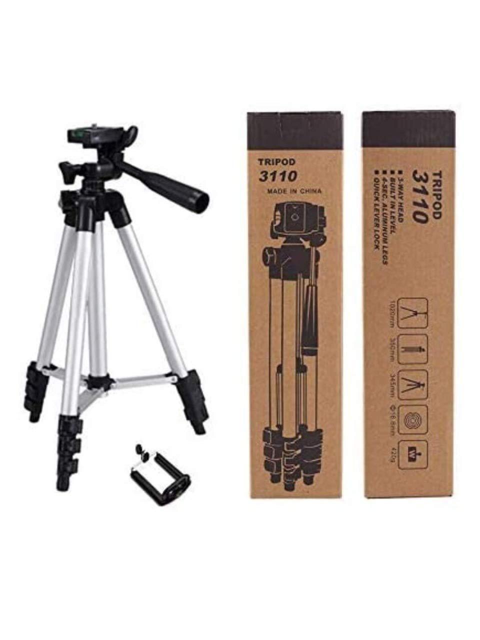 Foldable Tripod Stand 3110 for All Cameras and Mobiles