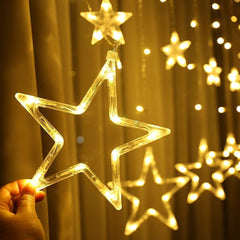 12 Stars 138 LED Curtain String Lights