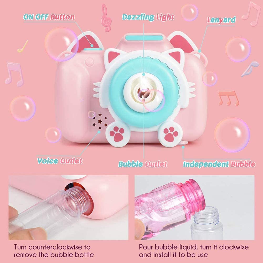 Cat Bubble Cartoon Camera for Children