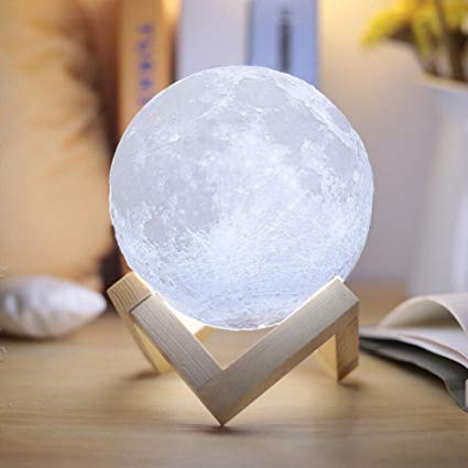 7 Color Changing Moon Lamp Light (15 CM)