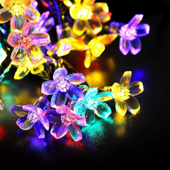 Silicon Flower LED String Lights (16 LED FLOWERS)