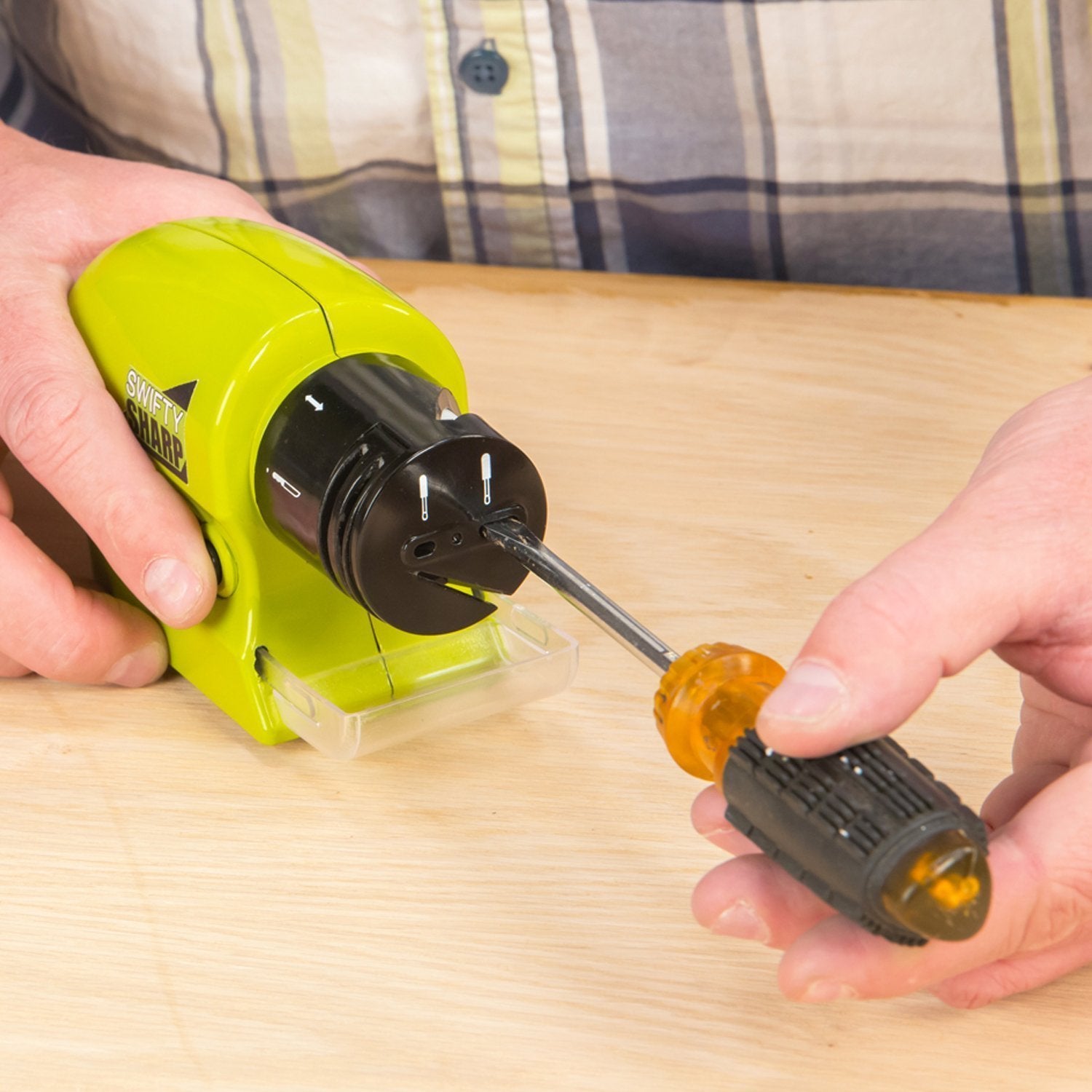 Professional Grade Cordless Motorized Sharpener