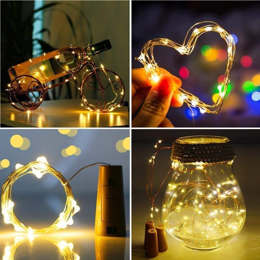 12 Heart Shaped LED Light Curtain String