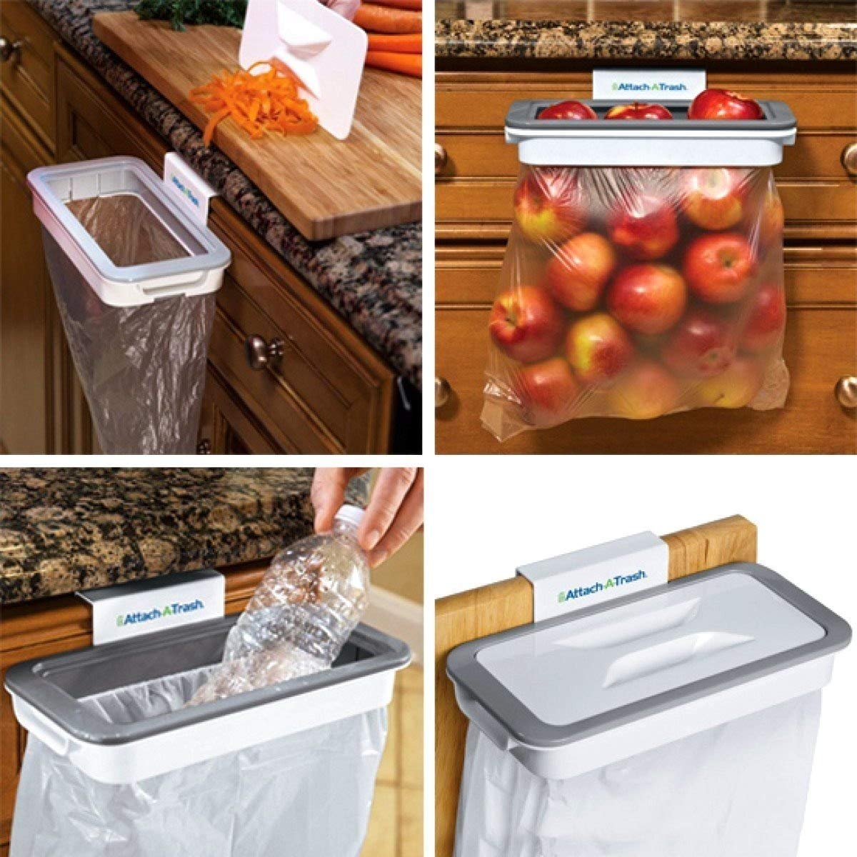 Portable Hanging Trash Bag Holder for Kitchen