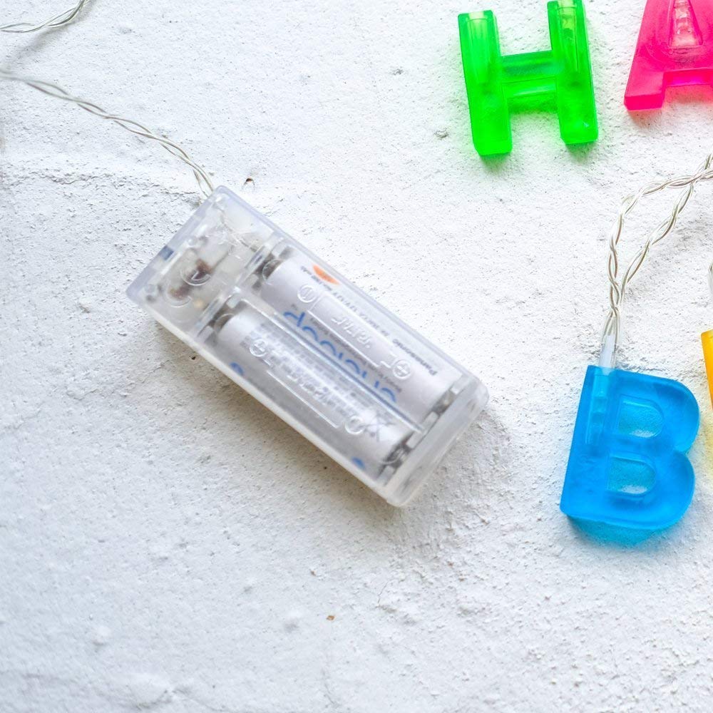 HAPPY BIRTHDAY String light + ( GET FREE 10M USB FAIRY LIGHT )