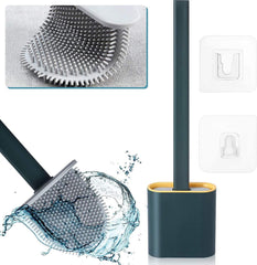 Silicon Toilet Brush With Holder Stand ( BUY 1 GET 1 FREE )