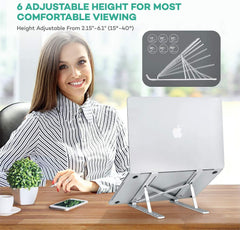 Premium Adjustable Aluminum Laptop Stand