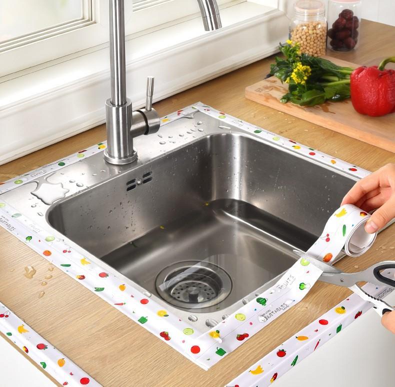 Kitchen Bathroom Sink  Waterproof Tape Gap Self-adhesive