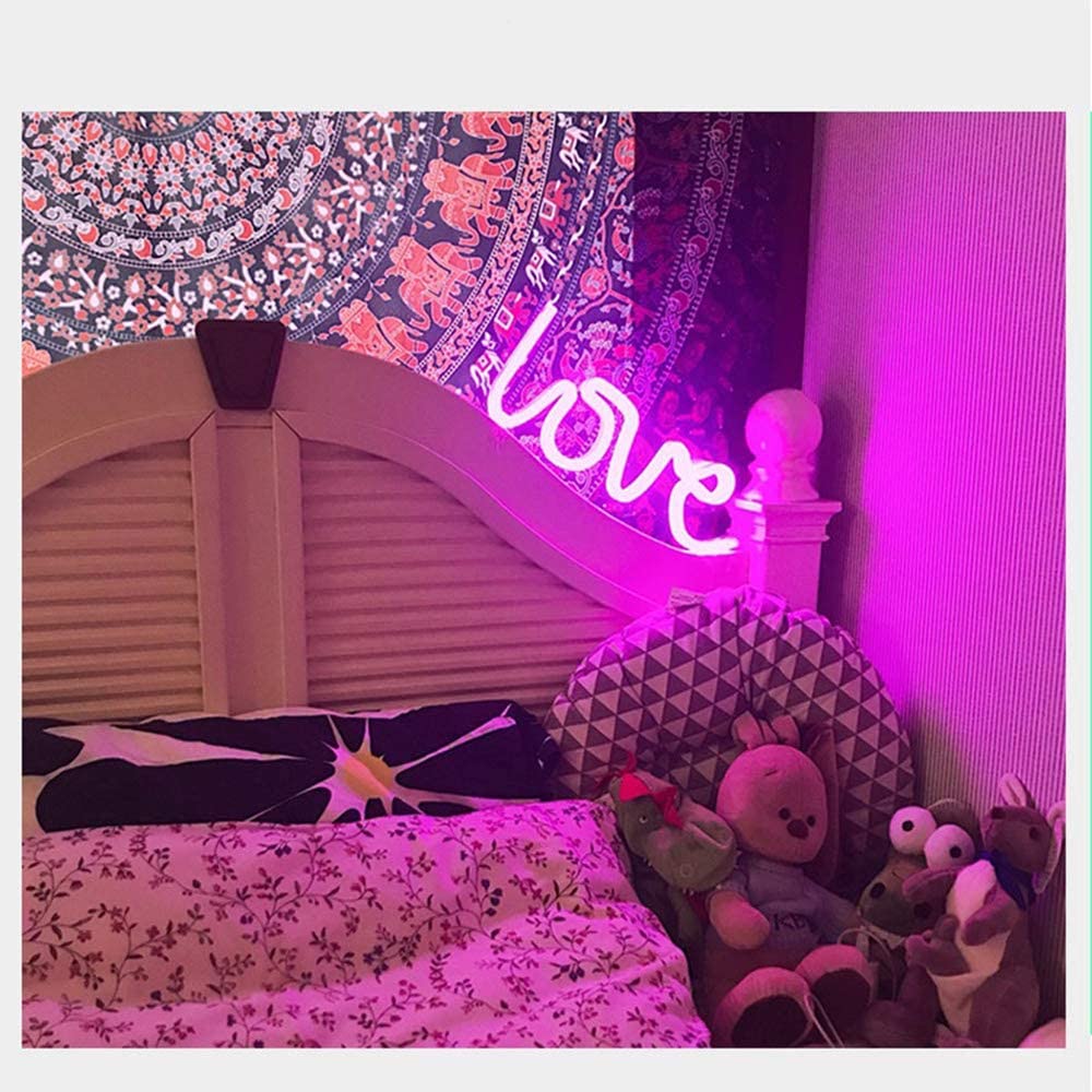 Love Neon Sign LED Light (RANDOM COLOR) Usb Operated