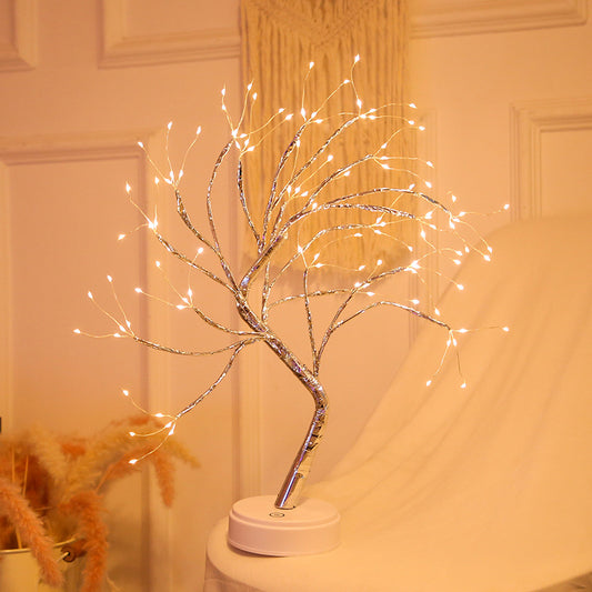LED Tree with 72 LED Lights Copper Wire String Lights