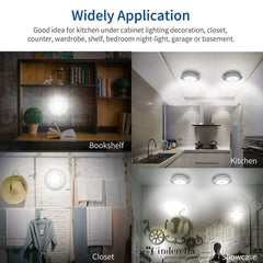 Wireless Remote Control Tap LED Night Lights | 🌟🌟🌟🌟🌟 (5.0 Rated)