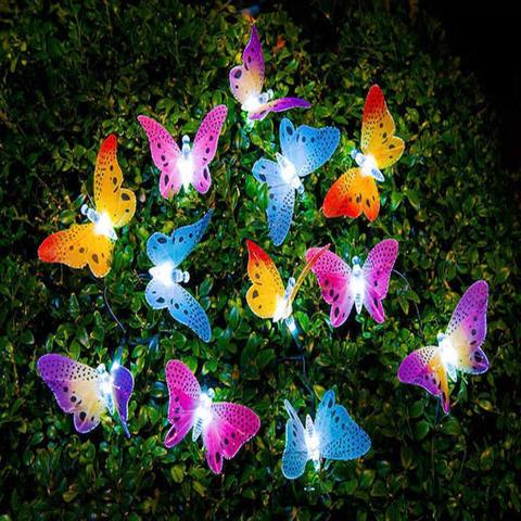 Colorful Butterfly Led Light (PACK OF 12)