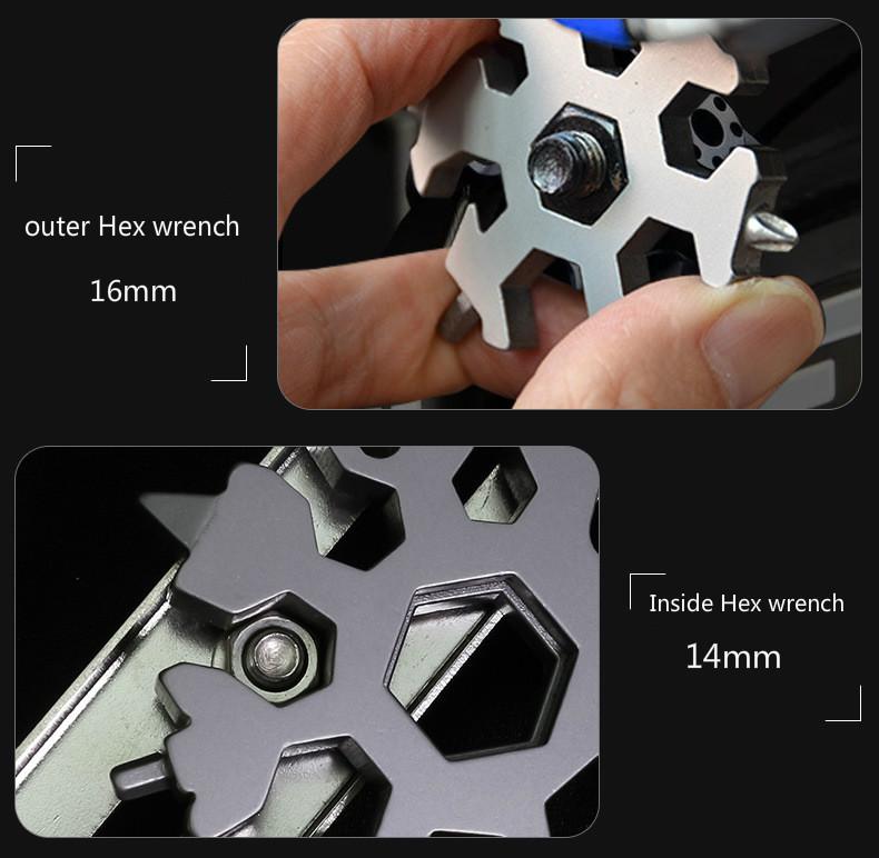 18 In 1 Snowflake Multi Tool