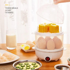 Electric Double Layer Egg Boiler Cooker