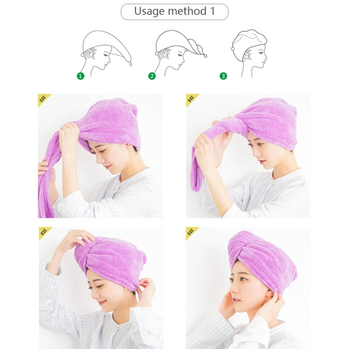 Easy-Dry Microfibre Hair Towel