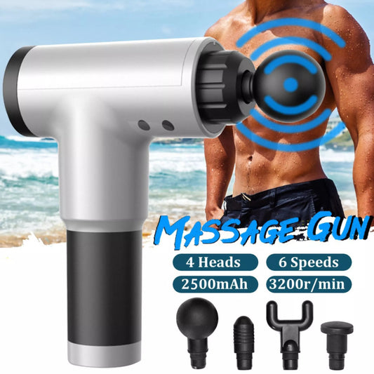 Cordless Handheld Fascial Gun For Muscle Massage
