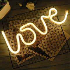 Love Neon Sign LED Light (RANDOM COLOR) Usb Operated