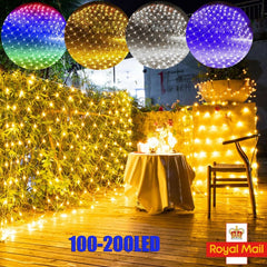 Net Mesh String Light 2 mtr by 2 mtr (240 leds)