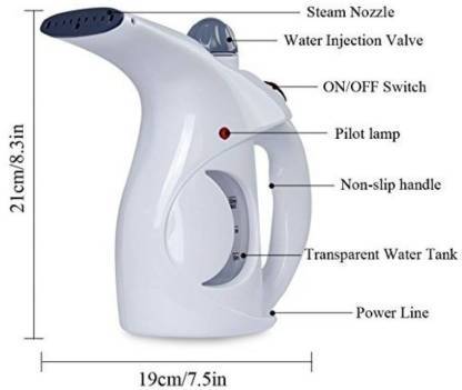 2 in 1 Electric Handheld Steamer for Facial and Garments